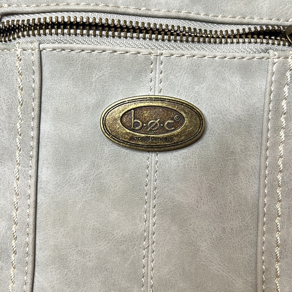 B.O.C. Grey on grey boho purse - Picture 2 of 13